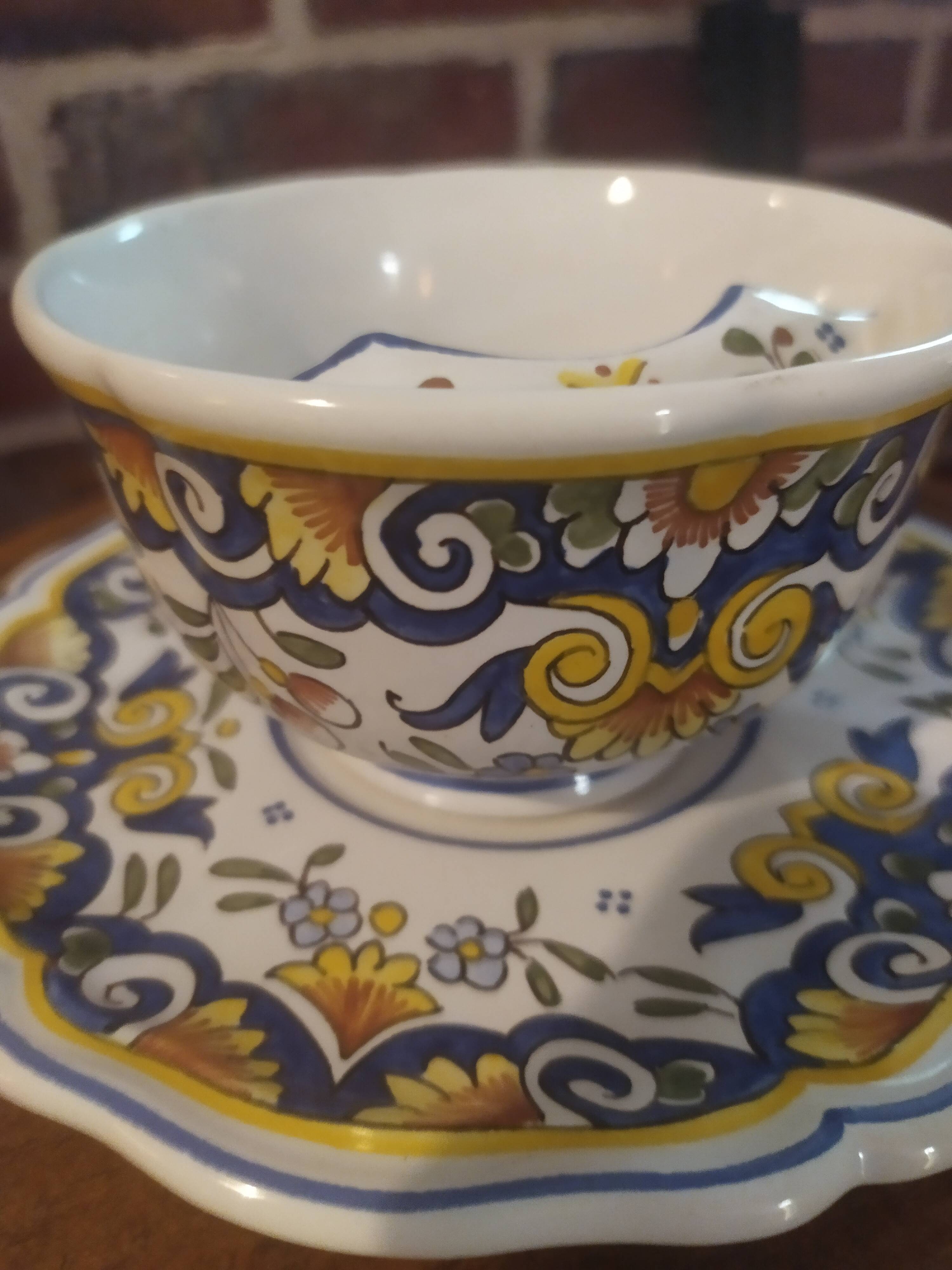 Mustache cup