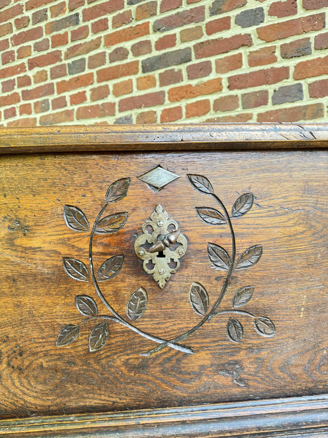 Chest In High Period Oak From XVII Eme Century