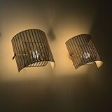 Pair of Shogun Wall Sconces by Mario Botta for Artemide, 1980