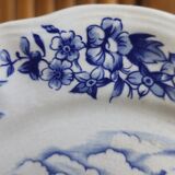 Set of 2 plates of Sarreguemines porcelain collection from the 70s