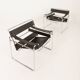 Pair of vintage Italian Wassily chairs by Gavina, 1960s.