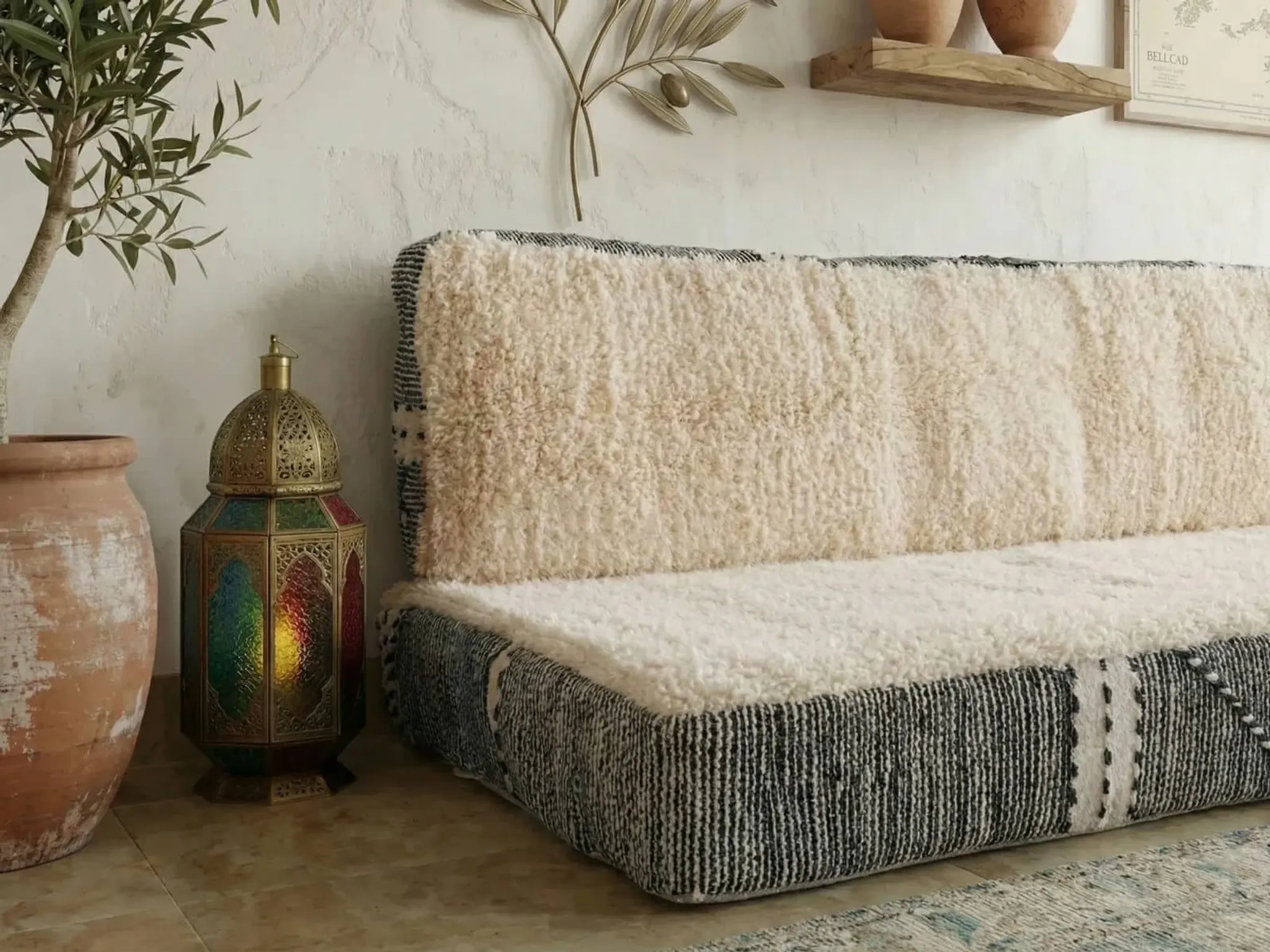 Handmade Moroccan Arabic oriental sofa