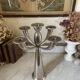 Grand chandelier modulable 5 branches (38 cm) en métal chromé 