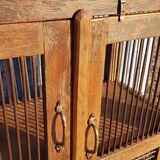 Old teak mesh pantry