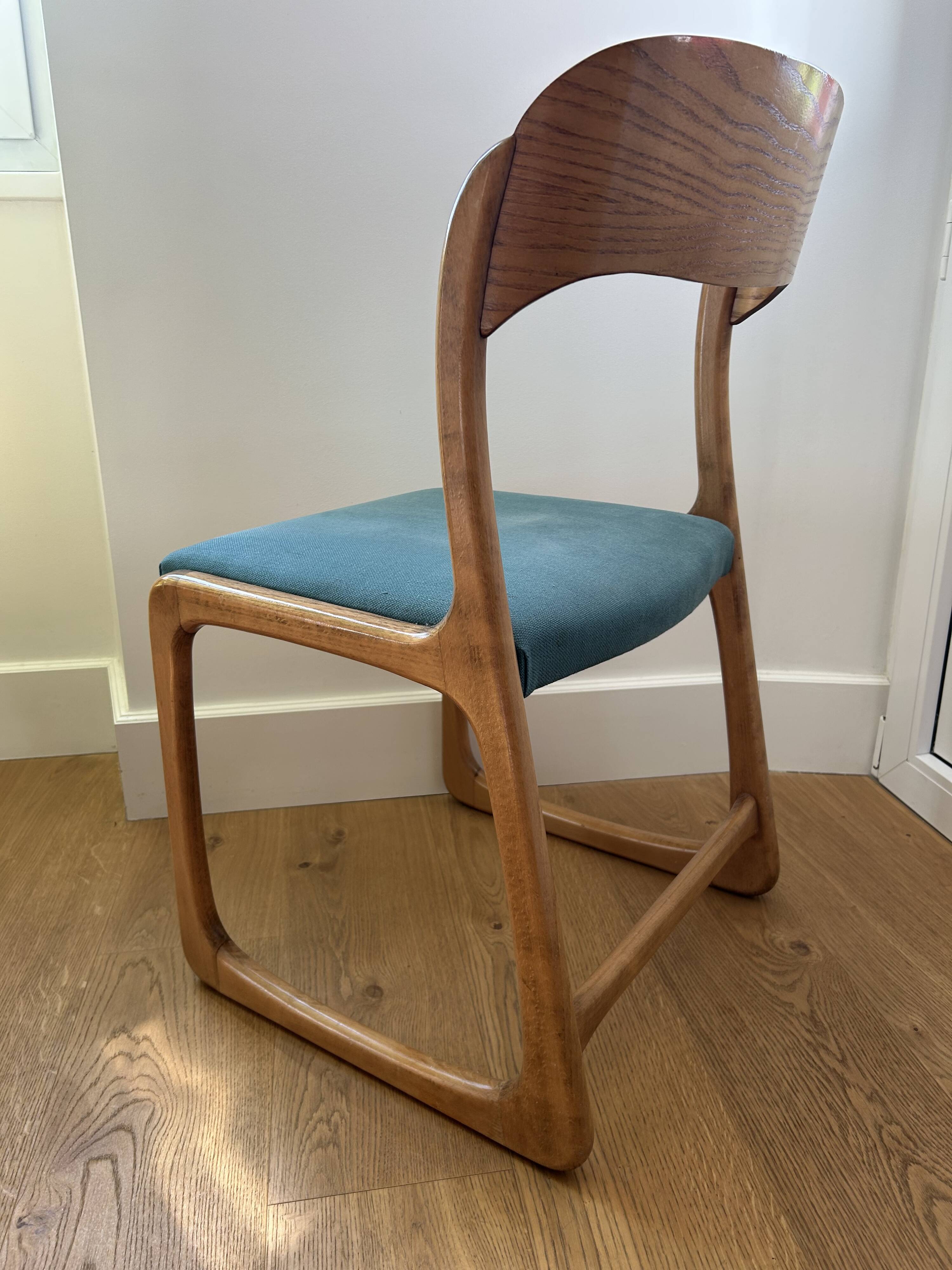 Lot of 6 Baumann sled chairs