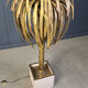 Brass palm tree floor lamp by Maison Jansen, 1970s
