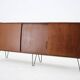 1960s Upcycled Danish Mid-Century Modern Teak Sideboard on Hairpin Legs