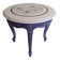 table ronde violette décorée à la main