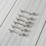 White stainless steel dachshund knife holder