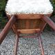 Chaise vintage pieds compas