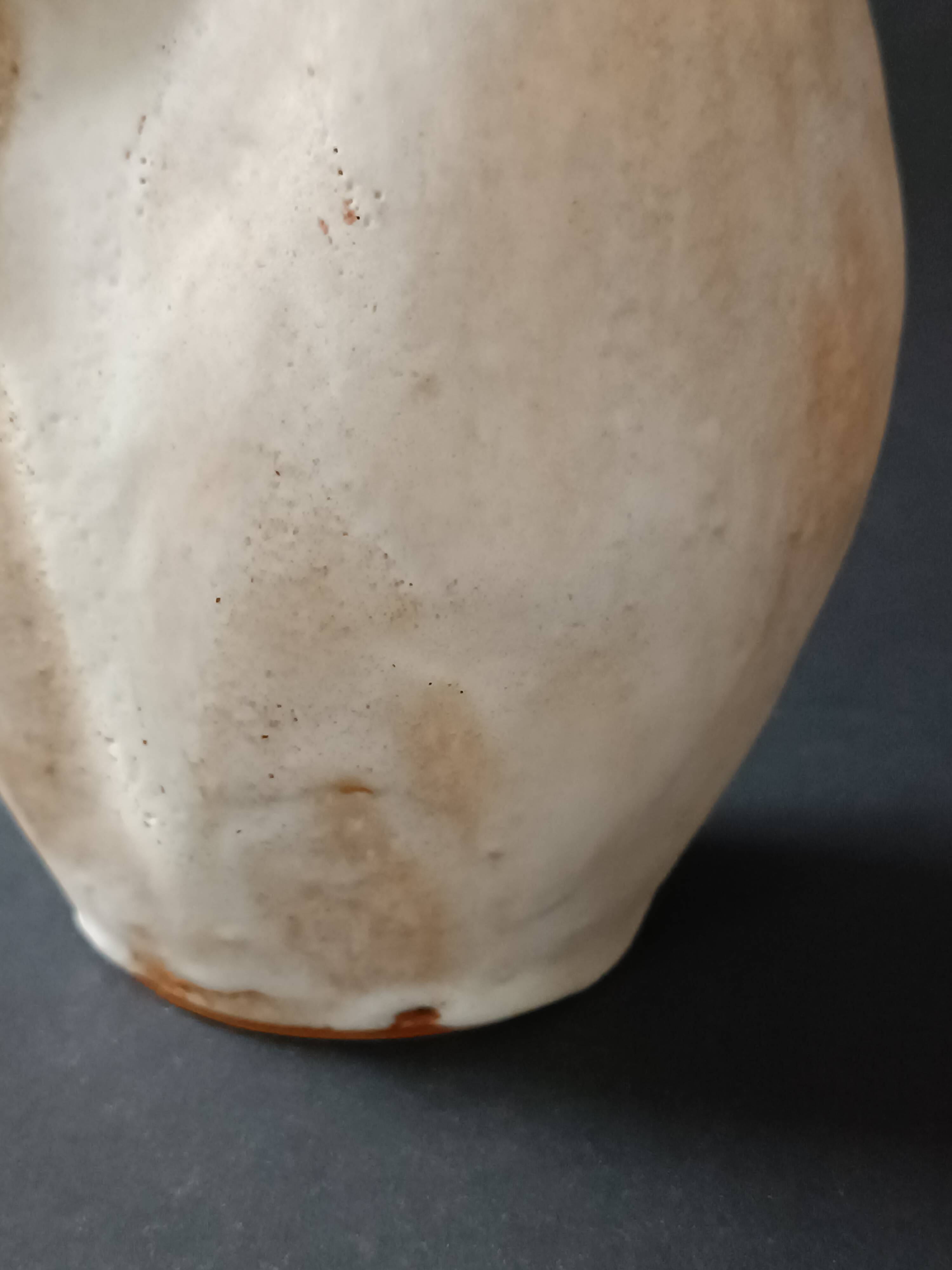 Glazed ceramic vase, France, 20th century