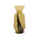 Glass vase V.B. opaline Florence, Italy of the 1970