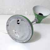 Vintage green metal adjustable desk lamp