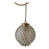 Glass portable lamp