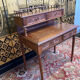Walnut stepped desk