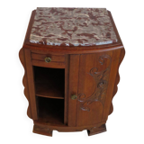 Bedside table - occasional furniture - Art Deco - 1 door - 1930s