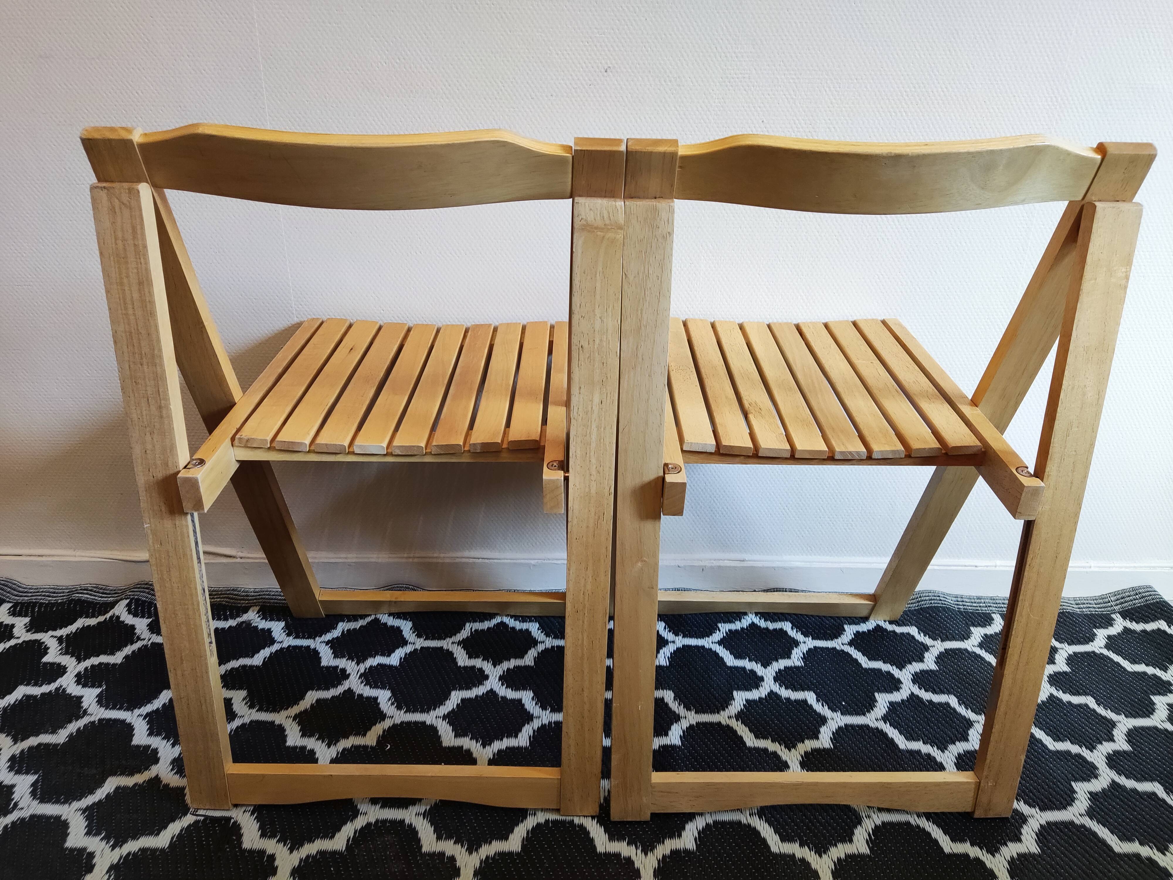 wooden folding chairs