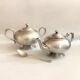 Vintage Buenos Aires silver metal coffee tea set with hallmarks