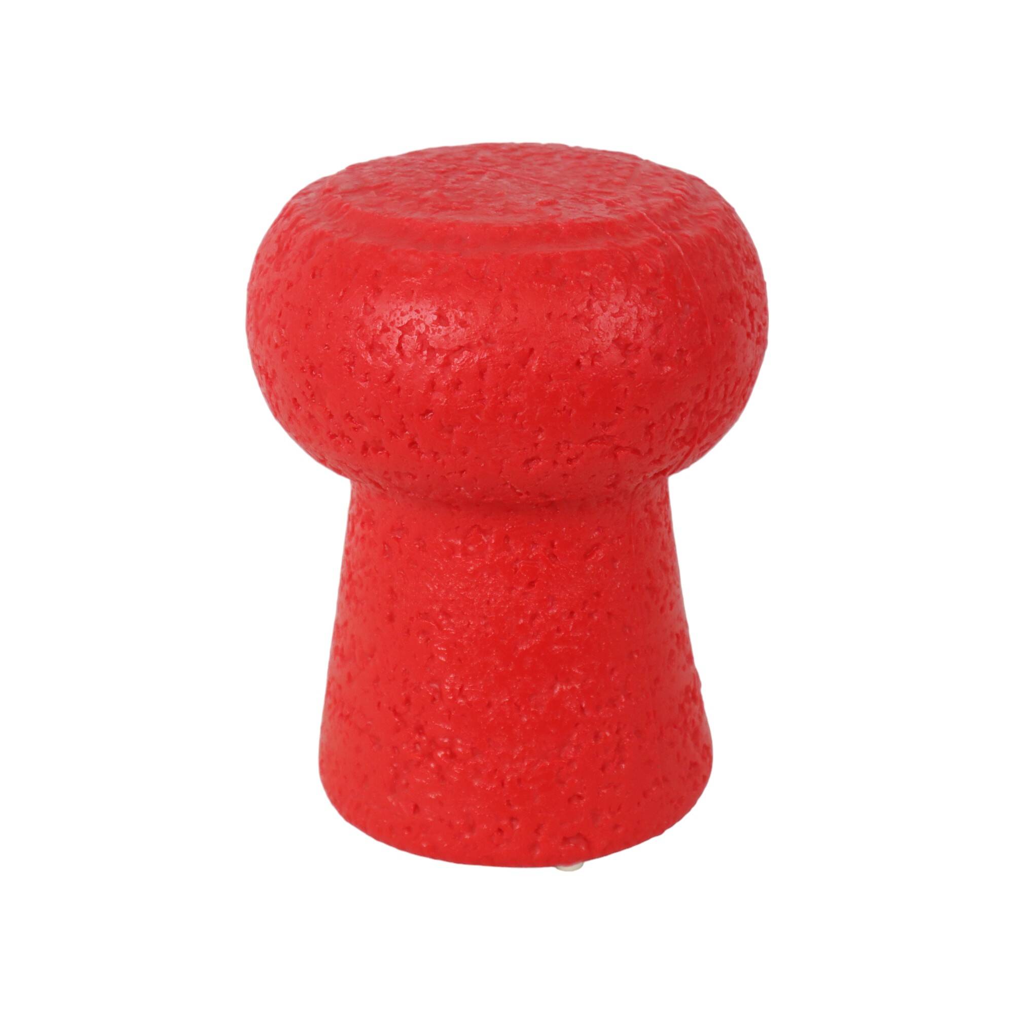 Italian Red Pop Art Design Table Lamp Petit Bouchon Pierfrancesco Arnone