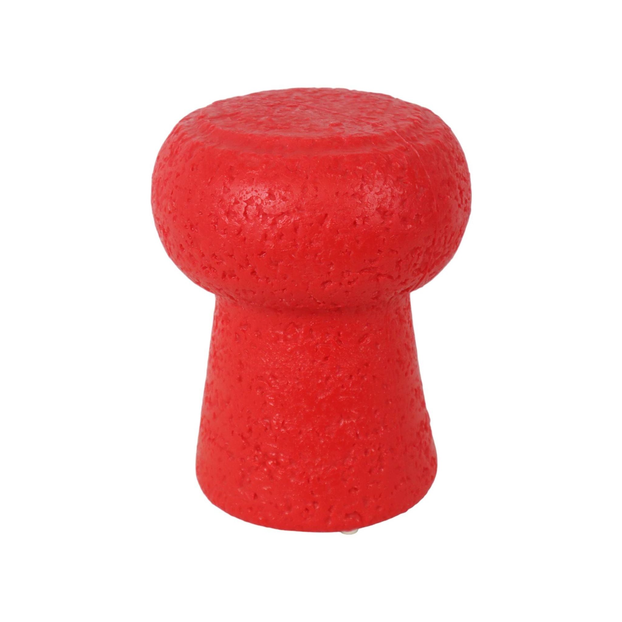 Italian Red Pop Art Design Table Lamp Petit Bouchon Pierfrancesco Arnone