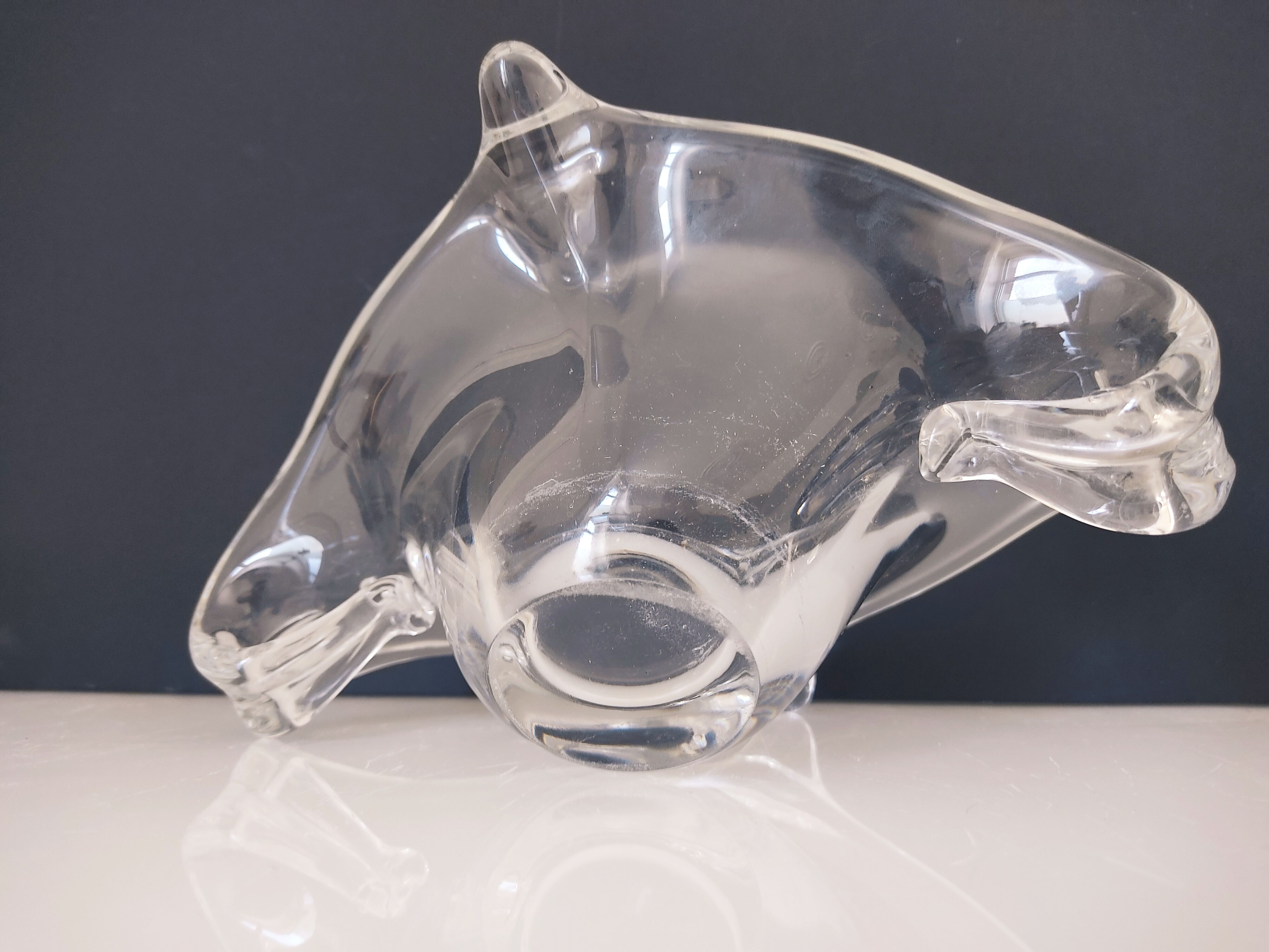 Coupe vide poche en cristal Val Saint Lambert