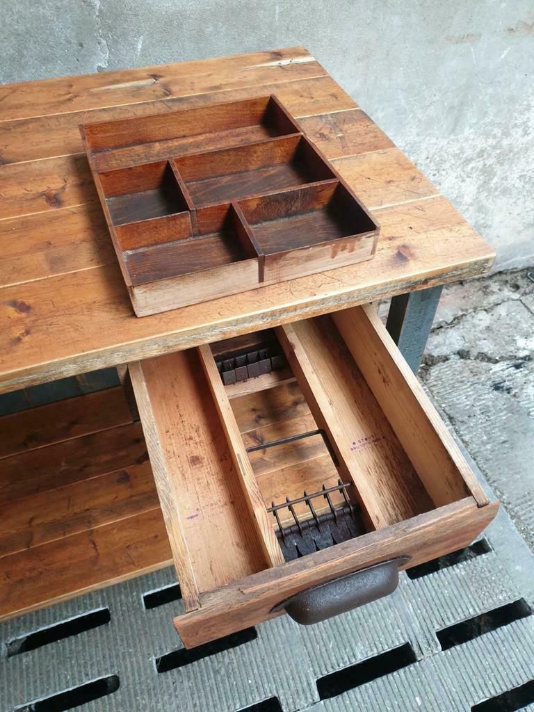 Antique shop counter