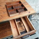 Antique shop counter