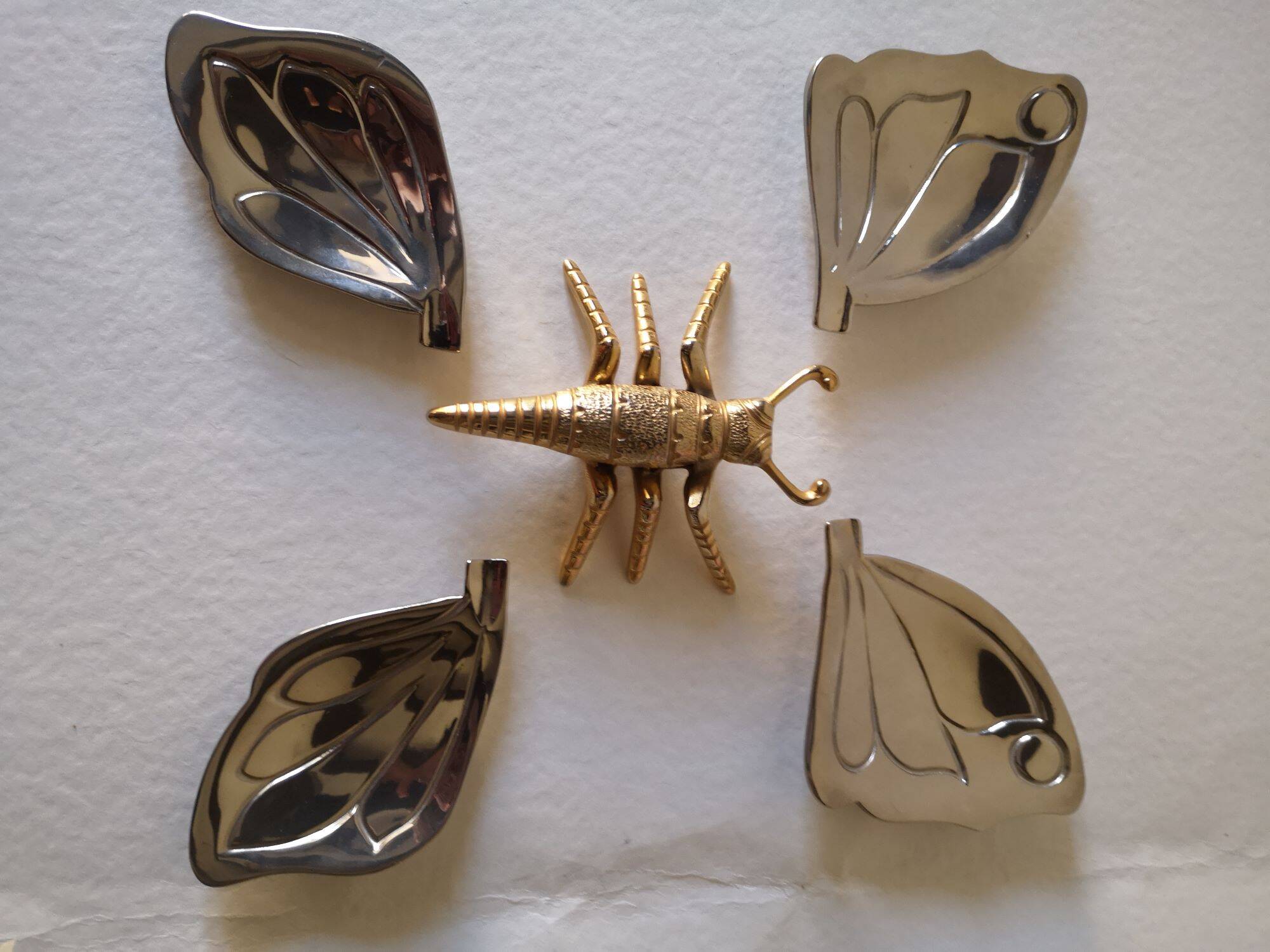 Vintage butterfly ashtray