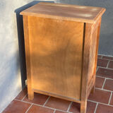 Vintage pine bedside table