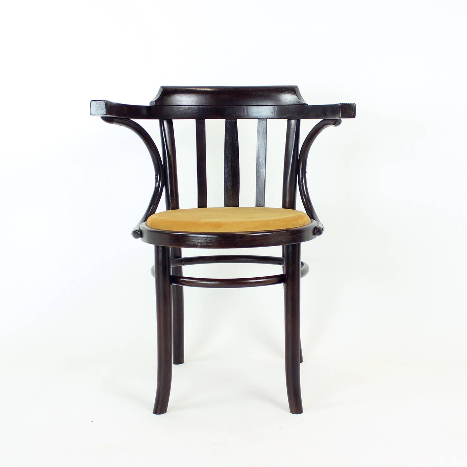 Michael Thonet No. 24 Bentwood Armchair By Ton, Czechoslovakia 1950s