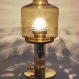 Hans-Agne Jakobsson Table Lamp Model B-102 in brass and glass, 1960s, Sweden