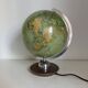 Vintage 1960 terrestrial globe JRO Verlag world map German - 35 cm