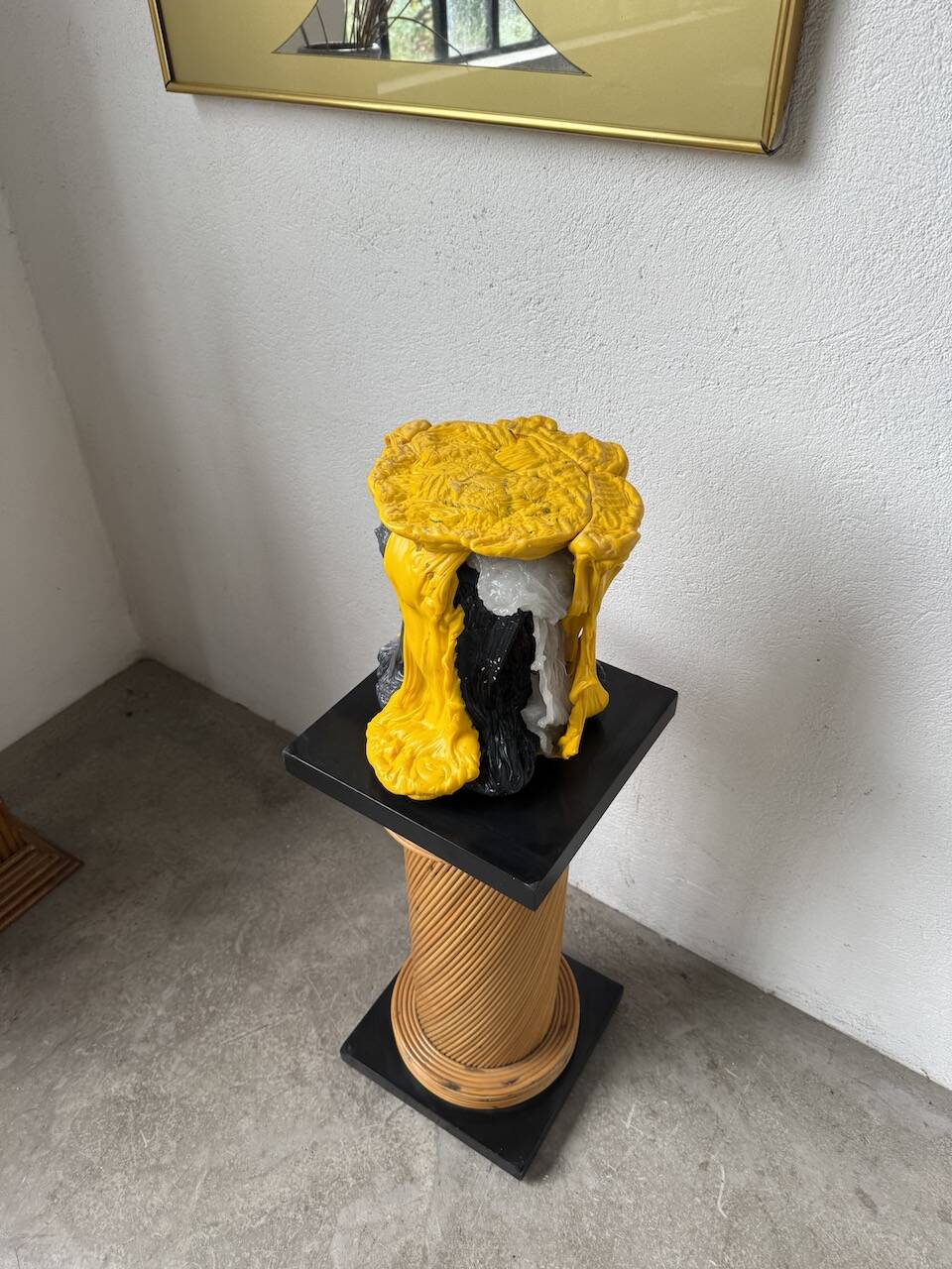 Resin fish sculpture