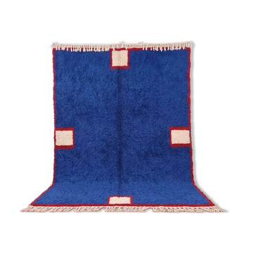 Beni Ourain Berber rug made of traditional handmade wool, size 2/3 m.