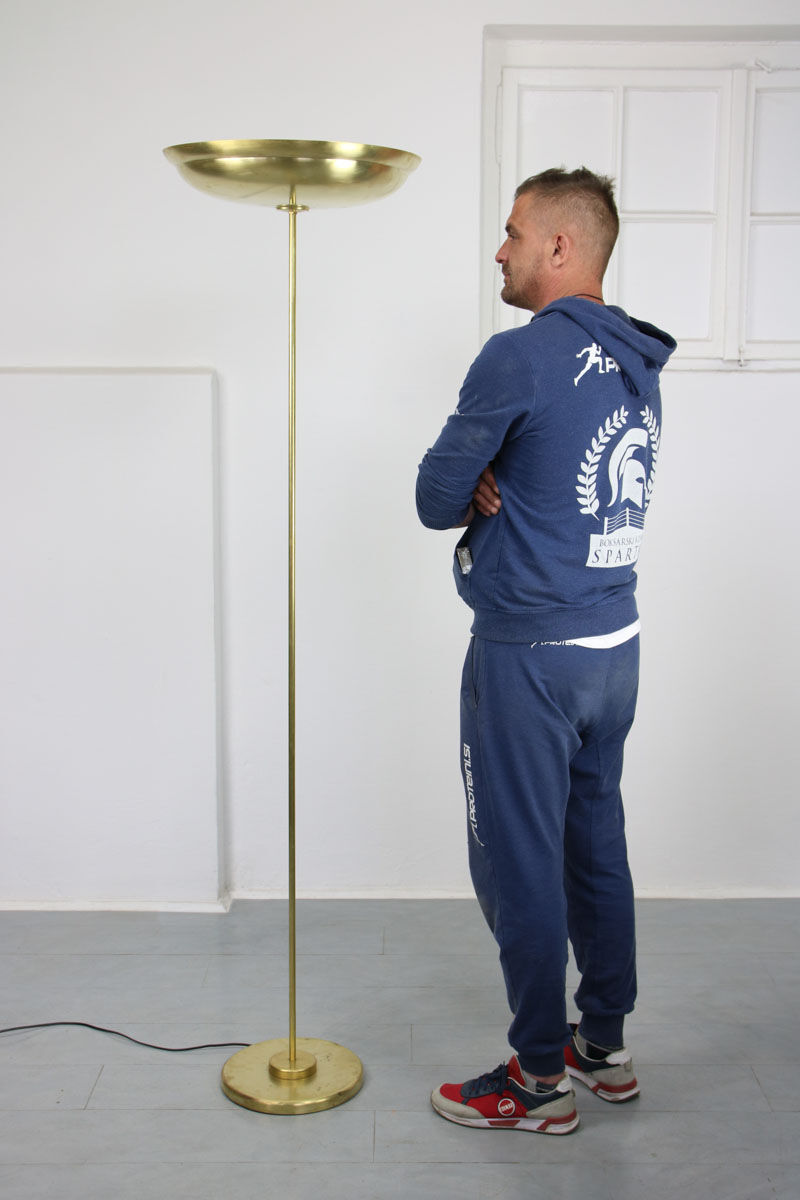 Vintage Floor Brass Lamp