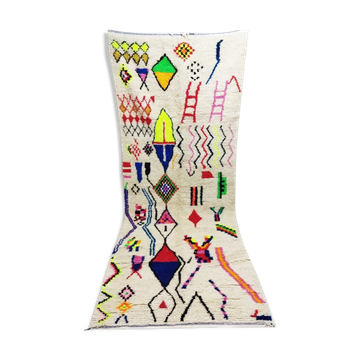 Moroccan berber carpet 283x112cm