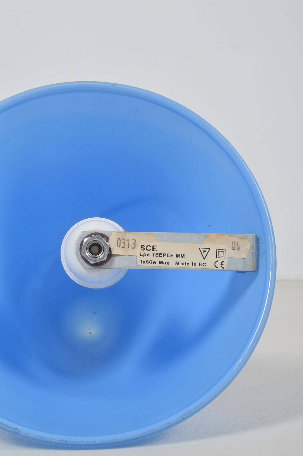 XL table lamp 'Teepee' in glass by SCE, 1990s