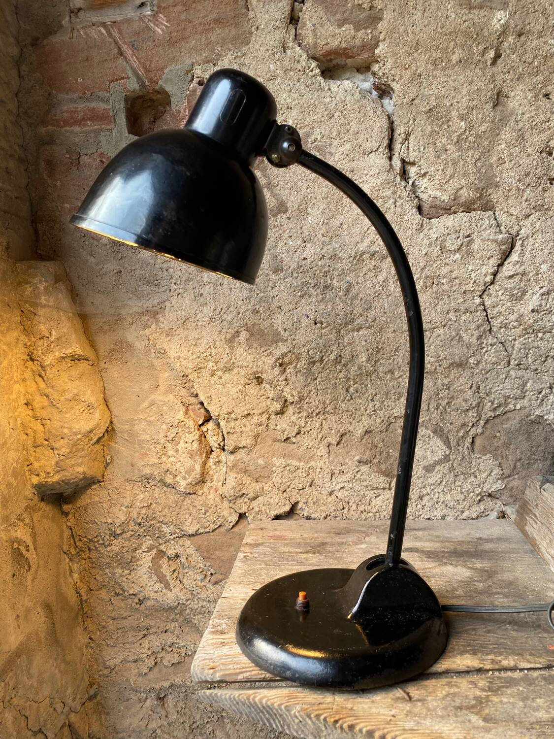 Bauhaus desk lamp by Christian Dell circa 1930