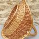 Log basket near the fireplace