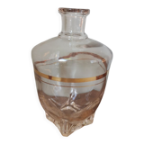 Vintage molded glass carafe bvb France vintage