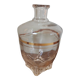 Vintage molded glass carafe bvb France vintage