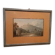 Old watercolour on paper from the early 19th century - landscape