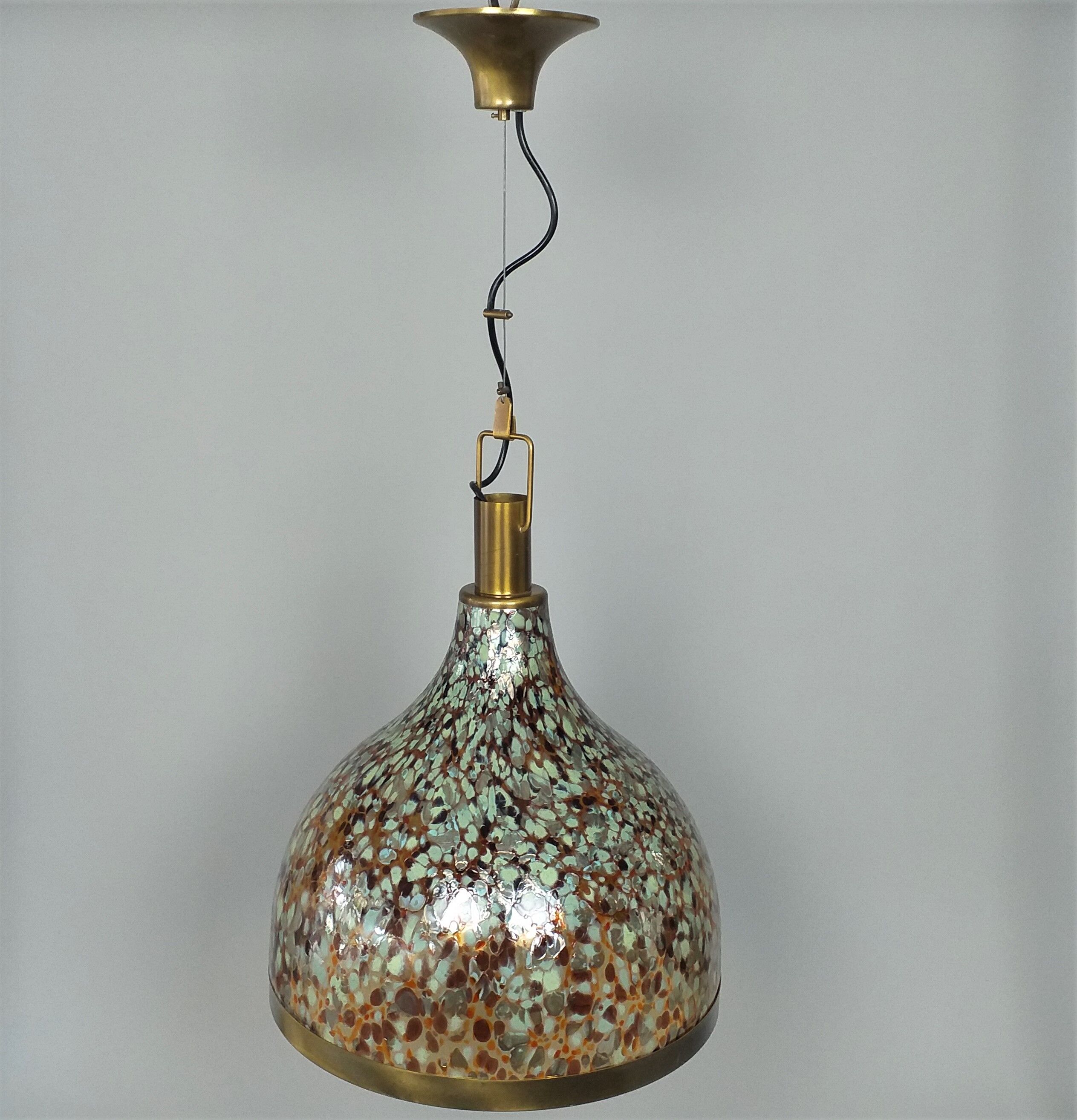 Murano bell pendant light