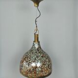 Lustre en verre de Murano incrusté de murines