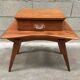 Pretty vintage compass-footbedside table from the 1960s
