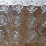 12 vintage champagne flutes
