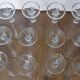 12 vintage champagne flutes