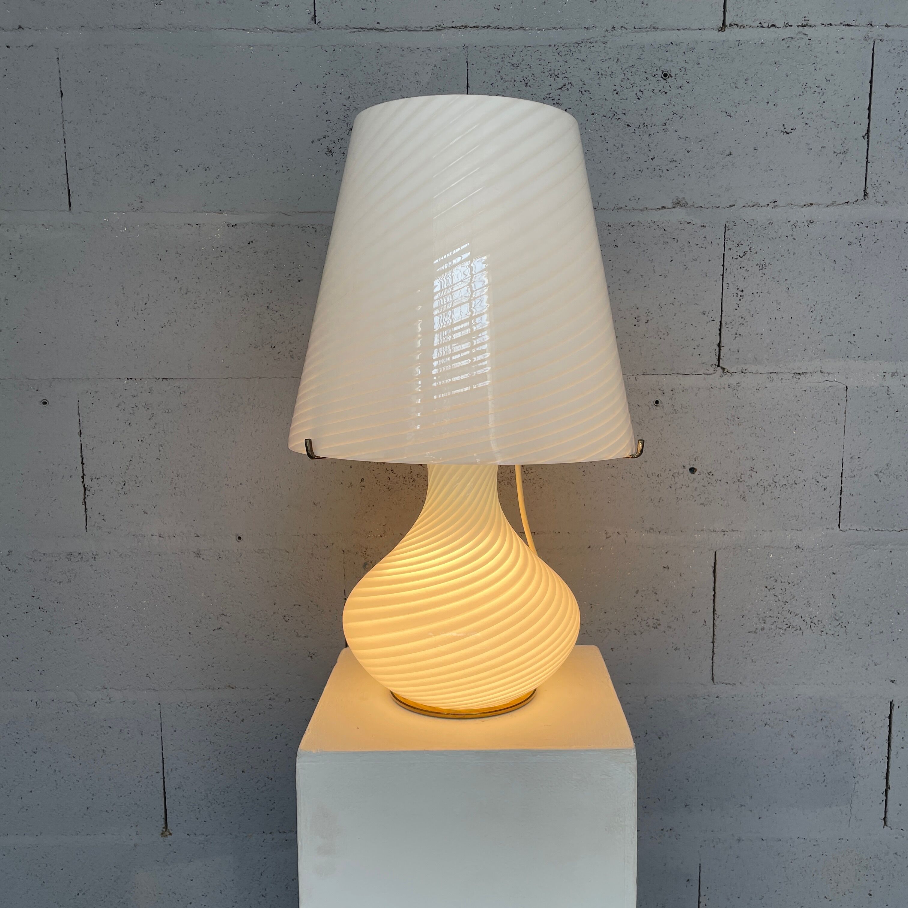 Large table lamp, Murano