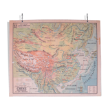 Ancient school map of China No.52 - Vidal Lablache