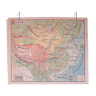 Ancient school map of China No.52 - Vidal Lablache